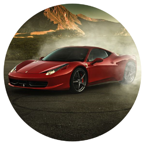 OPŁATEK NA TORT URODZINY FERRARI AUTO SAMOCHÓD