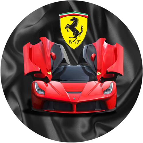 OPŁATEK NA TORT FERRARI SAMOCHÓD BRYKA 1 OPŁATEK NA TORT FERRARI SAMOCHÓD BRYKA