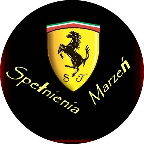 OPŁATEK NA TORT URODZINY FERRARI ZNAK LOGO