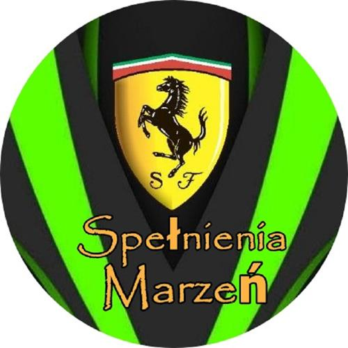 OPŁATEK NA TORT URODZINY FERRARI ZNAK LOGO
