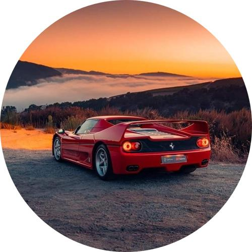 OPŁATEK NA TORT URODZINY FERRARI AUTO SAMOCHÓD CZERWONY
