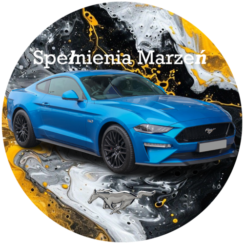 OPŁATEK NA TORT URODZINY FORD MUSTANG SHELBY 1 OPŁATEK NA TORT URODZINY FORD MUSTANG SHELBY