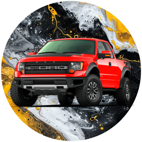 OPŁATEK NA TORT URODZINY FORD PICKUP