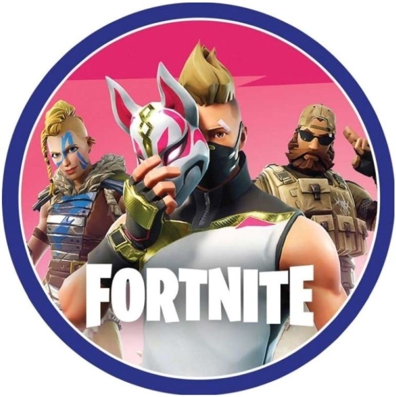 OPŁATEK NA TORT FORTNITE GRA POSTACIE 1 OPŁATEK NA TORT FORTNITE GRA POSTACIE
