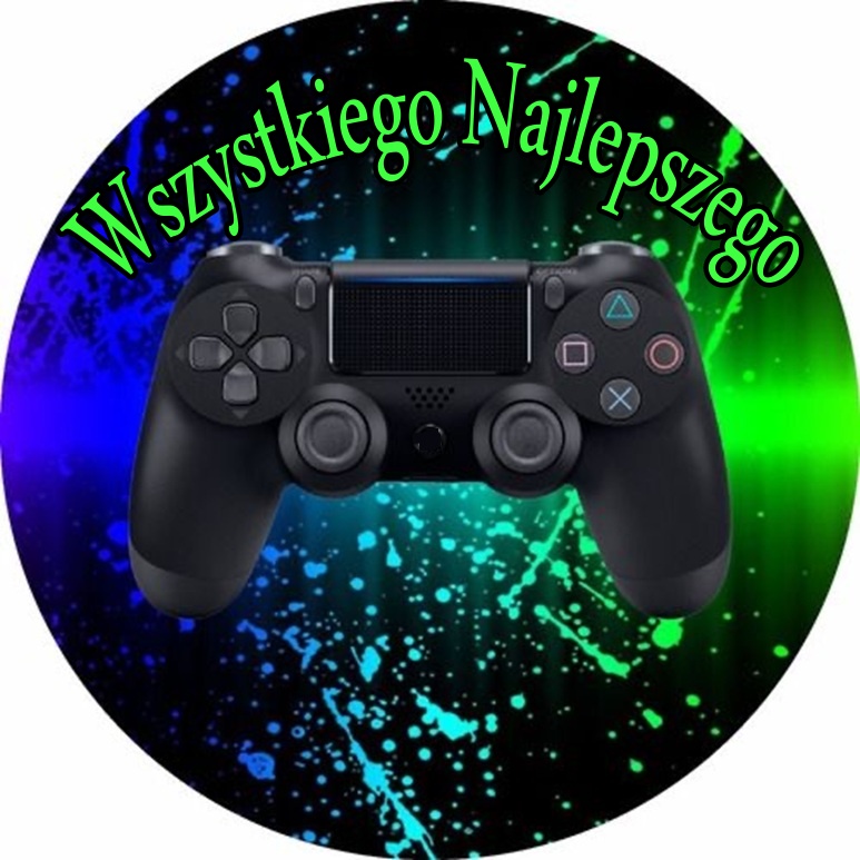 OPŁATEK NA TORT GAMMER PAD GRA GRACZ 1 OPŁATEK NA TORT GAMMER PAD GRA GRACZ