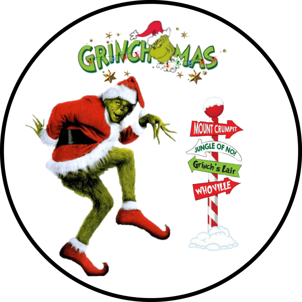 OPŁATEK NA TORT URODZINY GRINCH ŚWIĘTA