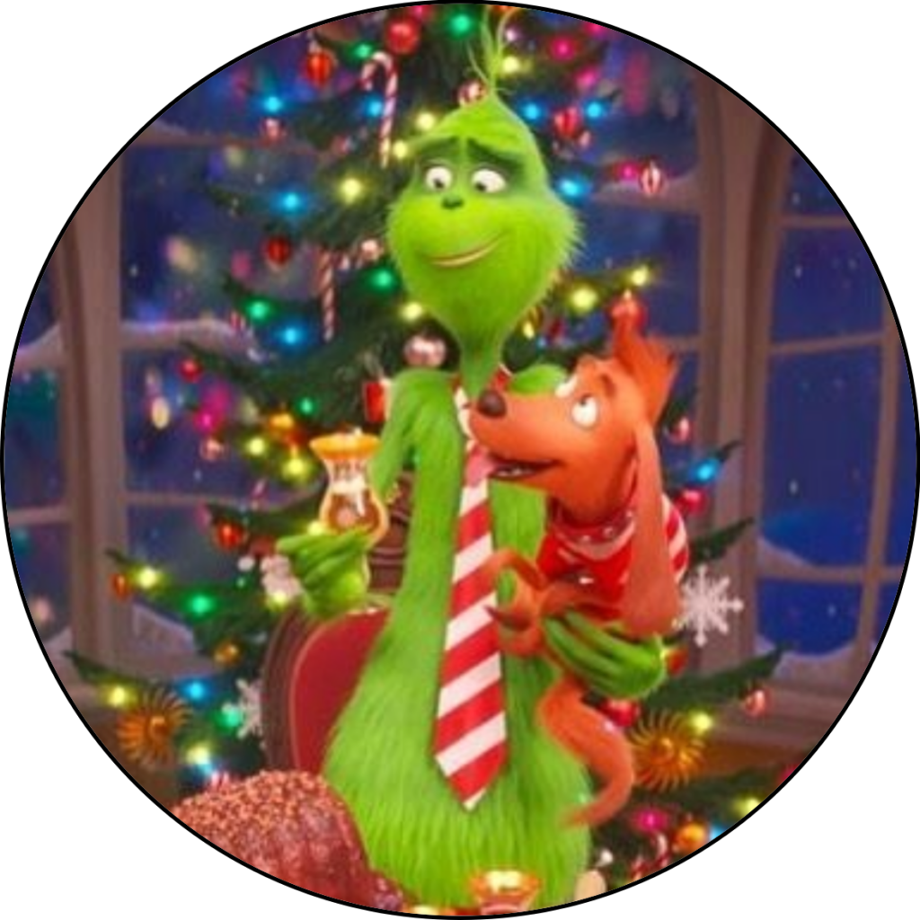 OPŁATEK NA TORT URODZINY GRINCH ŚWIĘTA