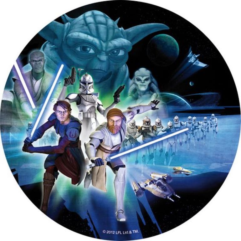 OPŁATEK NA TORT URODZINY STAR WARS GWIEZDNE WOJNY