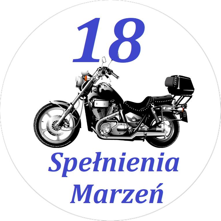 OPŁATEK NA TORT MOTOR HARLEY DAVIDSON YAMAHA WSK