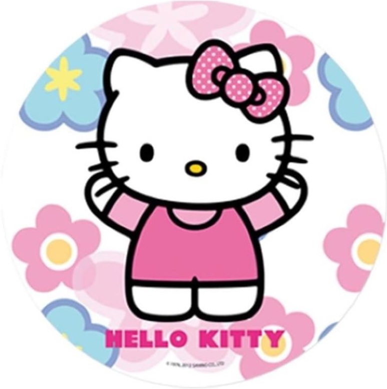 OPŁATEK NA TORT KOTEK KOT HELLO KITTY