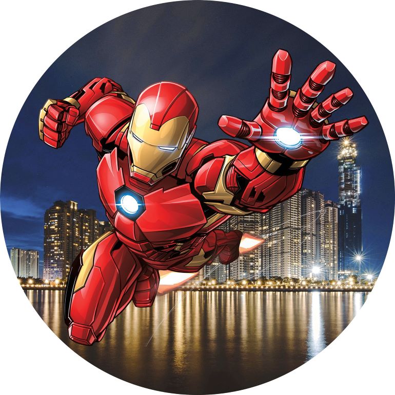 OPŁATEK NA TORT IRON MAN BOHATER POSTAĆ AVENGERS