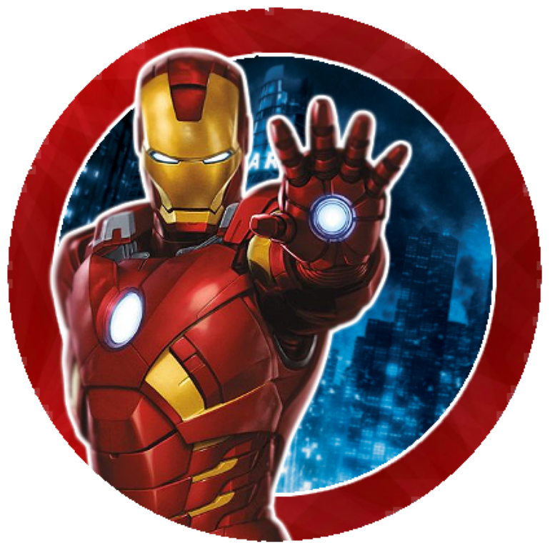 OPŁATEK NA TORT IRON MAN BOHATER  AVENGERS