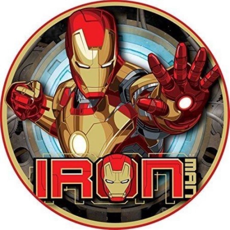 OPŁATEK NA TORT IRON MAN LIGA SPRAWIEDLIWOŚCI