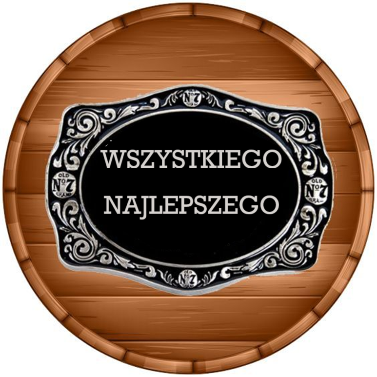 OPŁATEK NA TORT URODZINY 18 30 40 50 WHISKY BECZKA DRINK