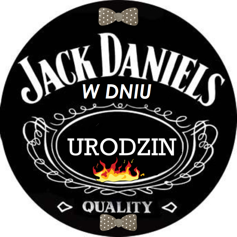 OPŁATEK NA TORT URODZINY 18 30 40 50 WHISKY JACK