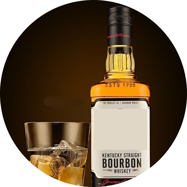 OPŁATEK NA TORT WHISKY DRINK BURBON