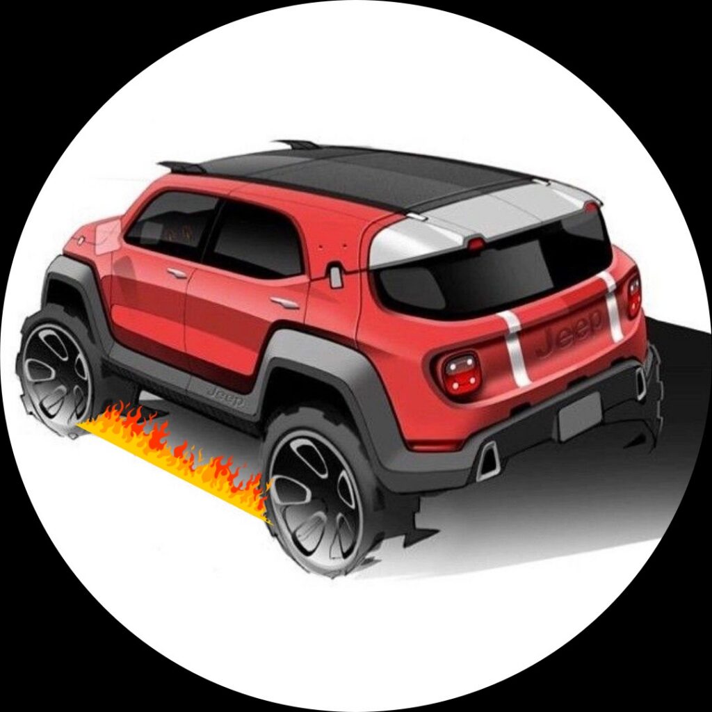 OPŁATEK NA TORT JEEP AUTO