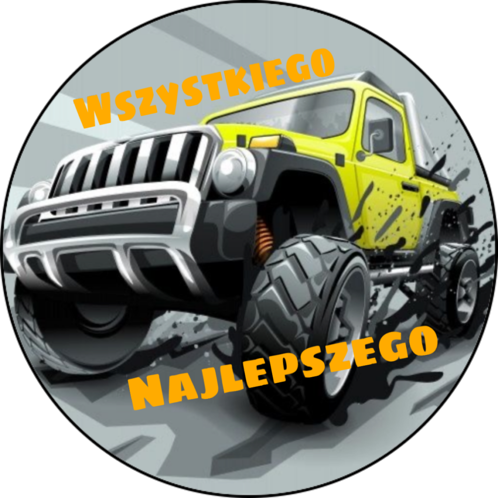 OPŁATEK NA TORT URODZINY JEEP WRANGLER AUTO