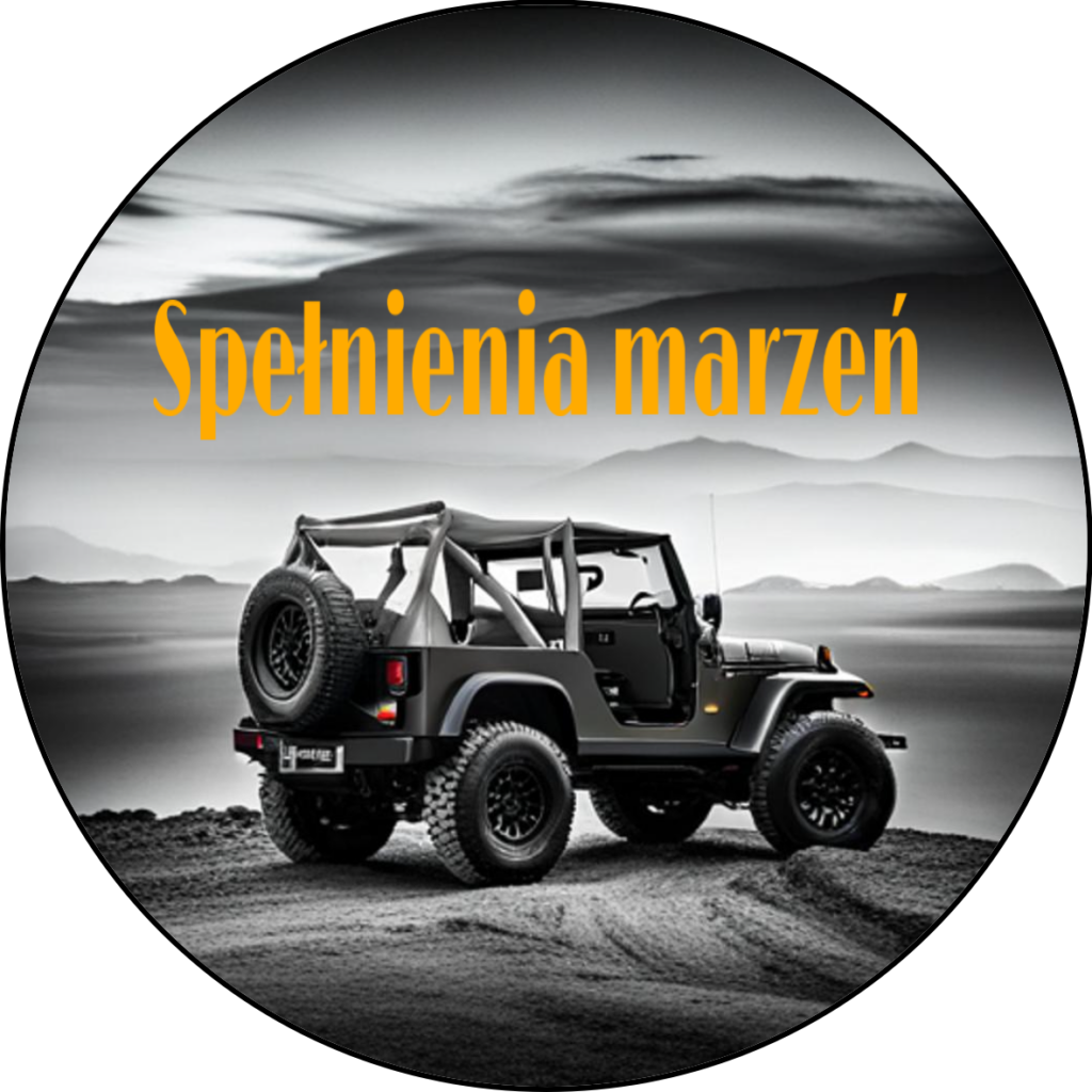 OPŁATEK NA TORT URODZINY JEEP SAMOCHÓD PUSTYNIA