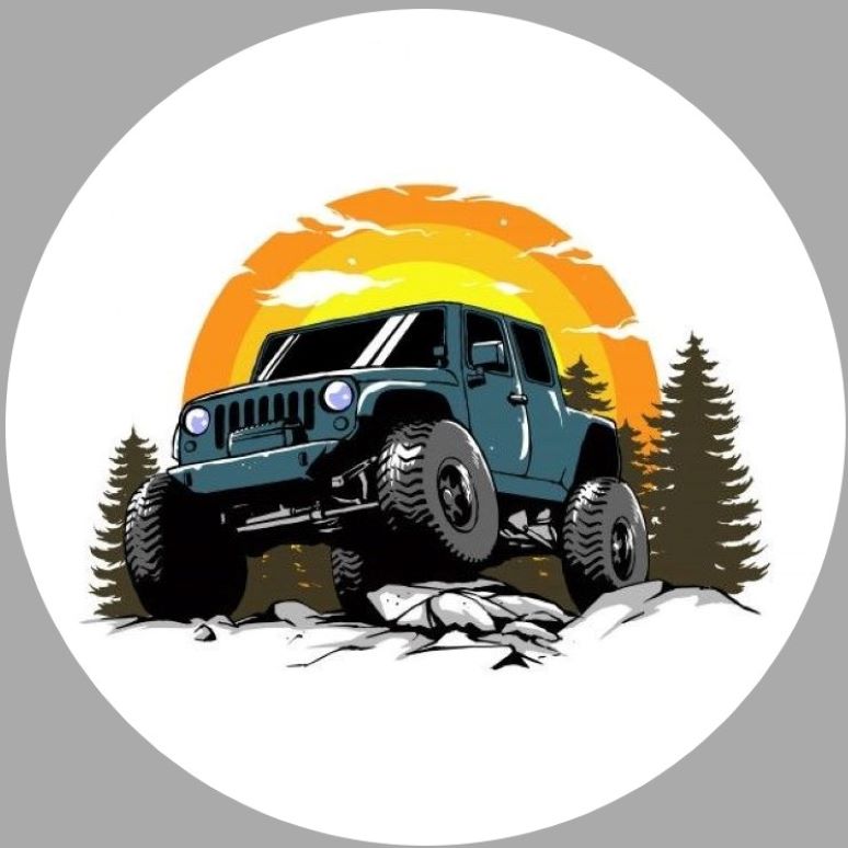 OPŁATEK NA TORT JEEP AUTO GÓRY WIDOK 1 OPŁATEK NA TORT JEEP AUTO GÓRY WIDOK