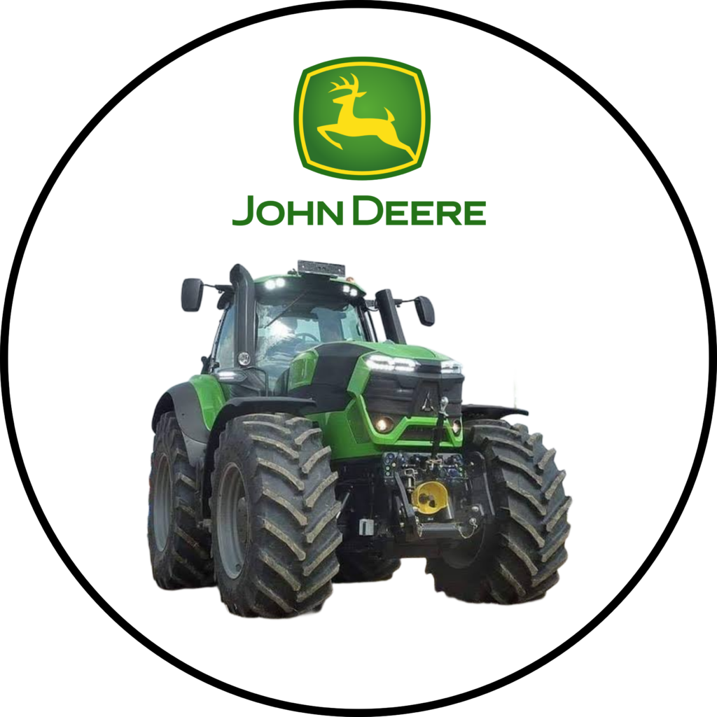 OPŁATEK NA TORT CIĄGNIK  JOHN DEERE