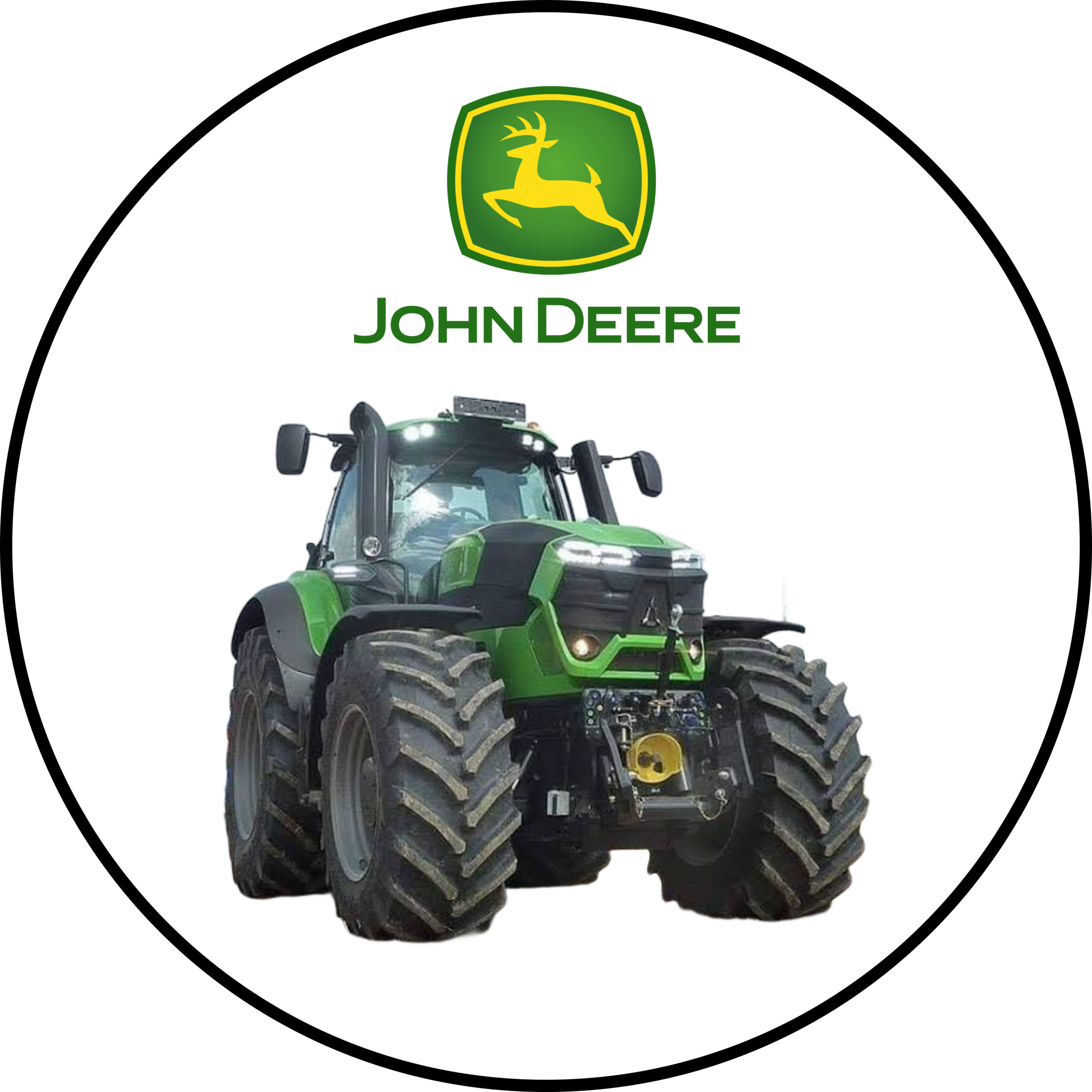 OPŁATEK NA TORT CIĄGNIK JOHN DEERE 1 OPŁATEK NA TORT CIĄGNIK JOHN DEERE