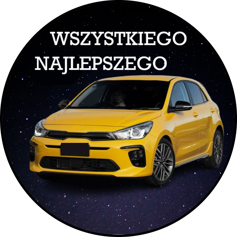 OPŁATEK NA TORT KIA AUTO SAMOCHÓD 1 OPŁATEK NA TORT KIA AUTO SAMOCHÓD