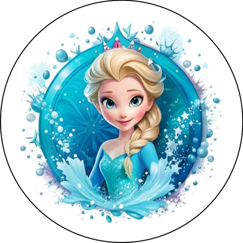 OPŁATEK NA TORT FROZEN KSIĘŻNICZKA ELSA