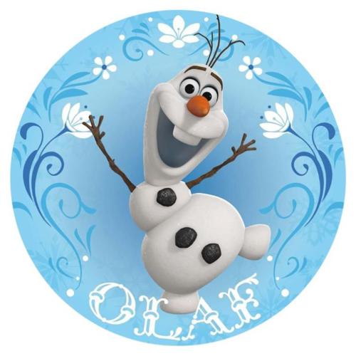 OPŁATEK NA TORT KRAINA LODU OLAF FROZEN