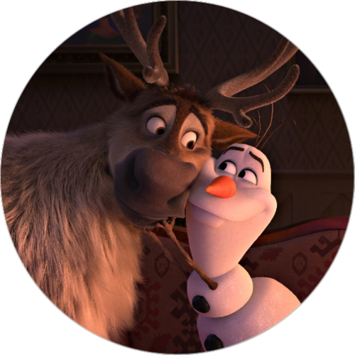OPŁATEK NA TORT KRAINA LODU OLAF SVEN