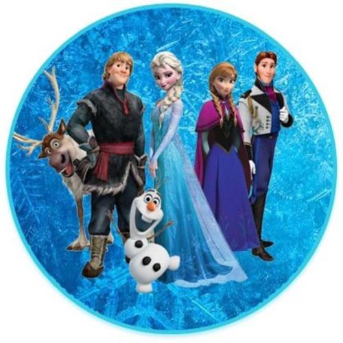 OPŁATEK NA TORT FROZEN OLAF SVEN ELSA ANNA