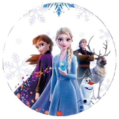 OPŁATEK NA TORT FROZEN KRAINA LODU POSTACIE