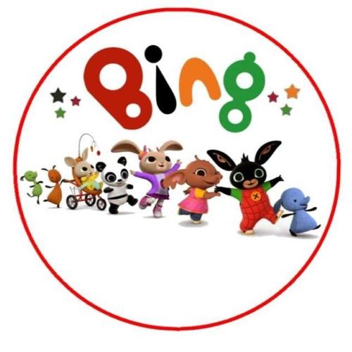 OPŁATEK NA TORT KRÓLICZEK BING POSTACIE