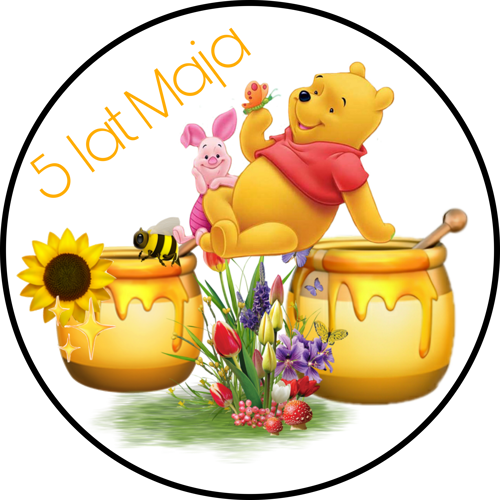 OPŁATEK NA TORT KUBUŚ PUCHATEK