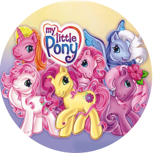 OPŁATEK NA TORT KUCYKI PONY MY LITTLE PONY