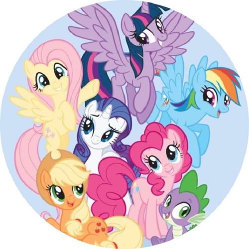 OPŁATEK NA TORT URODZINY MY LITTLE PONY