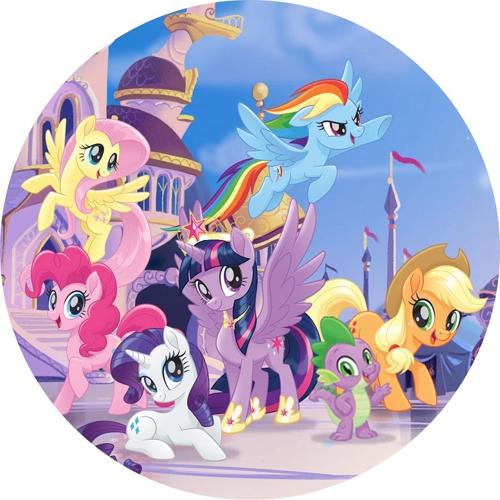 OPŁATEK NA TORT URODZINY KUCYKI PONY