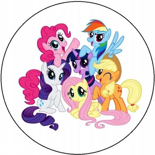 OPŁATEK NA TORT URODZINY KUCYK KUCYKI PONY