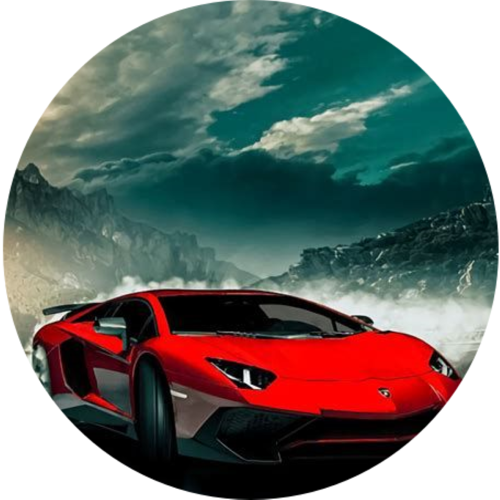 OPŁATEK NA TORT LAMBORGHINI SAMOCHÓD AUTO