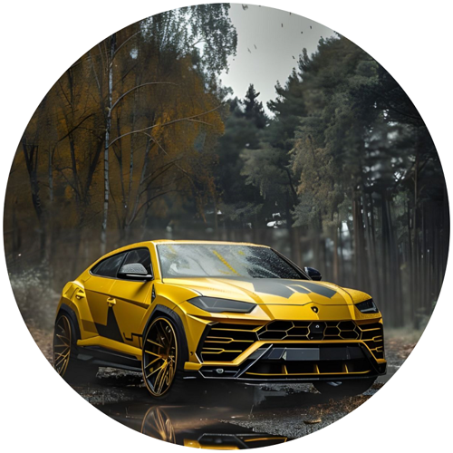 OPŁATEK NA TORT LAMBORGHINI FURA