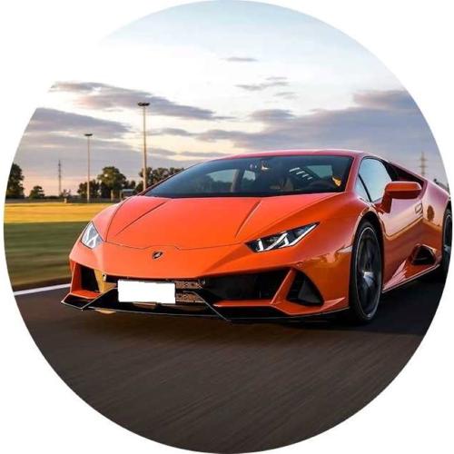 OPŁATEK NA TORT LAMBORGHINI FURA BRYKA