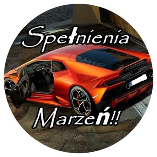 OPŁATEK NA TORT LAMBORGHINI FURA AUTO