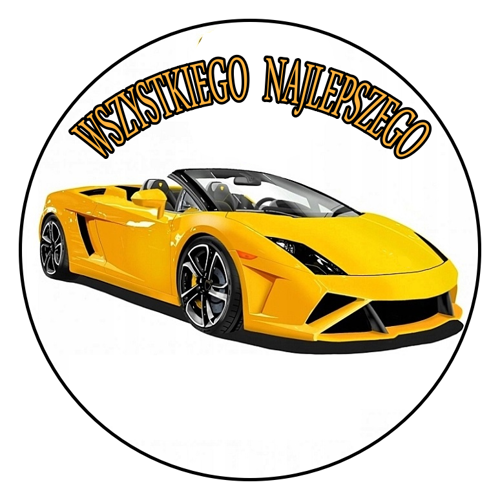 OPŁATEK NA TORT LAMBORGHINI AUTO SPORT