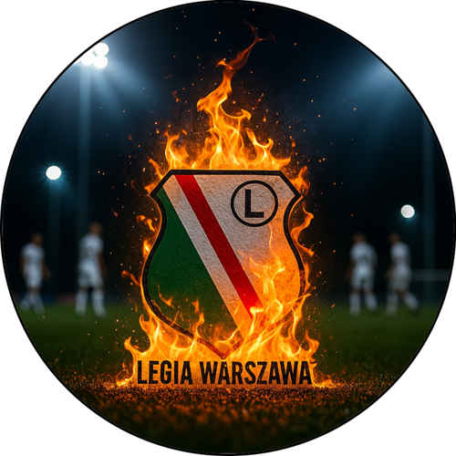 OPŁATEK NA TORT LEGIA WARSZAWA PIŁKA NOŻNA BRAMKA GOL