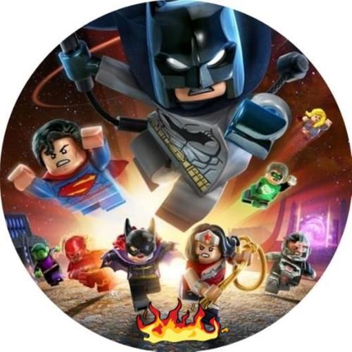 OPŁATEK NA TORT BATMAN SUPERMAN HULK THOR