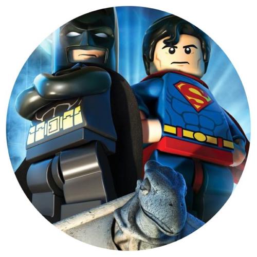 OPŁATEK NA TORT BATMAN SUPERMAN