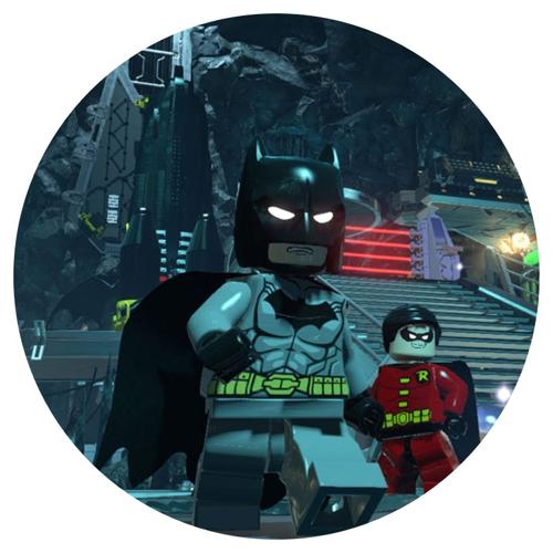 OPŁATEK NA TORT BATMAN IRON MAN KLOCKI POSTACIE