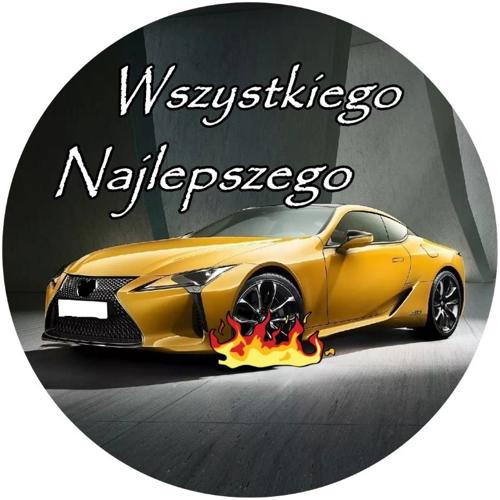 OPŁATEK NA TORT LEXUS SAMOCHÓD AUTO BRYKA