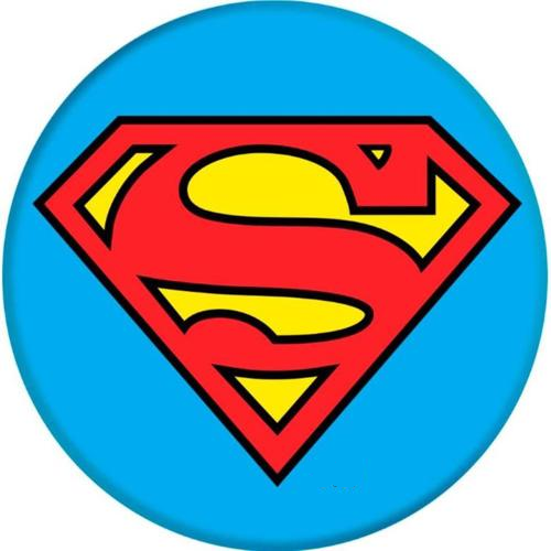 OPŁATEK NA TORT SUPERMAN LOGO ZNAK