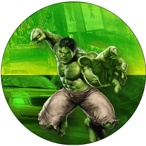 OPŁATEK NA TORT HULK POSTAĆ BOHATER